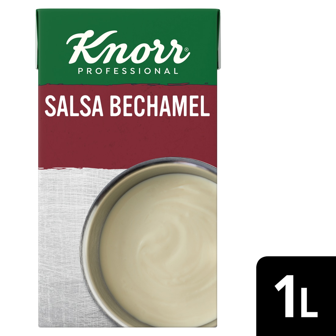 Knorr Salsa Líquida Bechamel lista para usar brik 1L - Las Salsas Líquidas Knorr te aseguran empezar cada servicio con salsas perfectas.